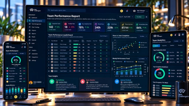 Team Performance Analytics — Web Challengers Operations Hub case study