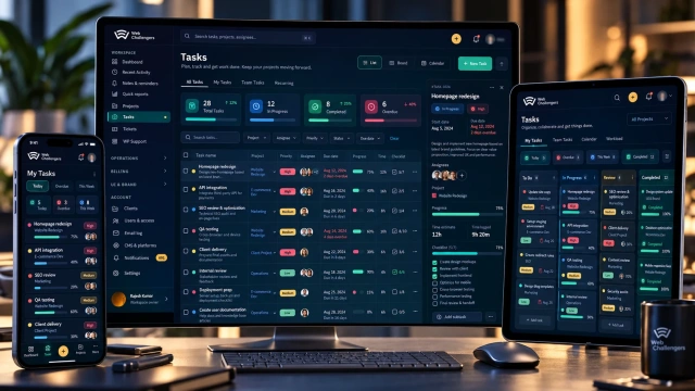 Task Management Workspace — Web Challengers Operations Hub case study